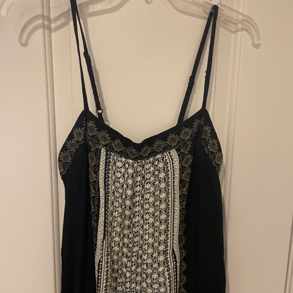 Free People Hazel Mixed Print Jumpsuit Onesie Jumper One Piece Boho Wide Leg M - Picture 4 of 8